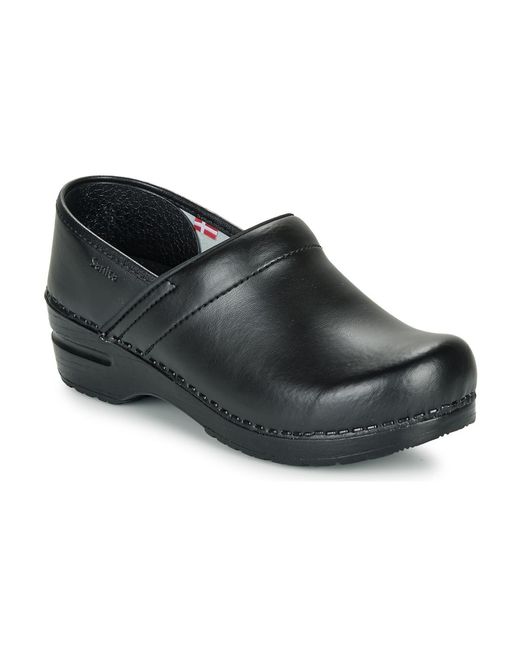 Sanita Black Clogs prof