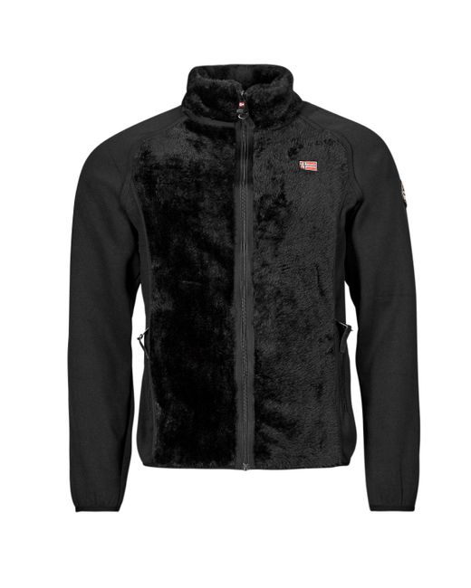 GEOGRAPHICAL NORWAY Fleece Jack Titanoz in het Black voor heren