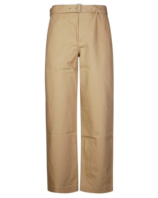 Pantalone Cinturato di Maison Kitsuné in Natural da Uomo