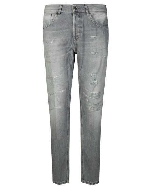 Pantalone Dian di Dondup in Gray da Uomo