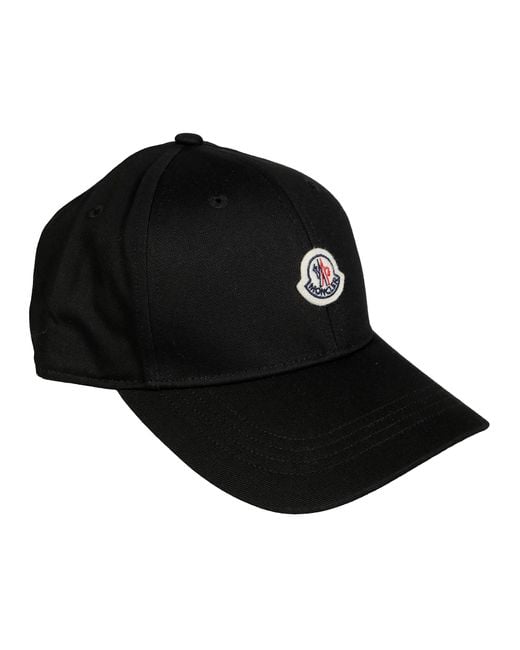 Berretto Visiera di Moncler in Black da Uomo
