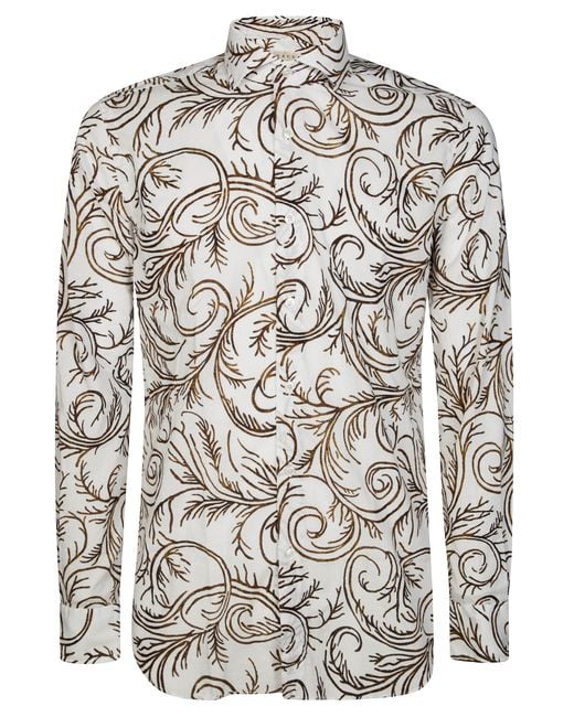 Xacus White 748Ml Camicia St Rami for men