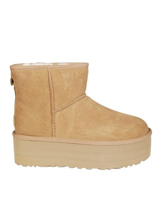 Ugg Natural W Classic Mini Platform Boots