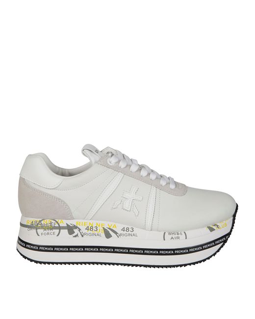 Sneaker Plarform di Premiata in White