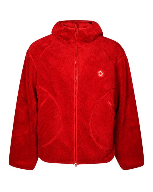 Felpa Con Cappuccio Fiore di KENZO in Red da Uomo