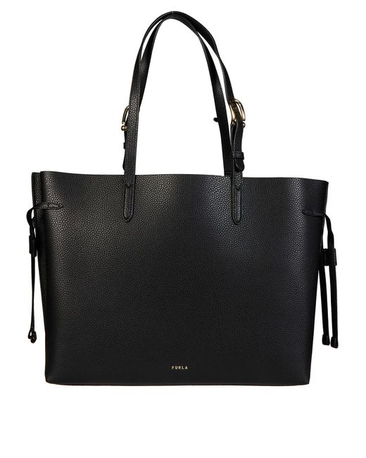 Furla Ava L Tote in Black | Lyst