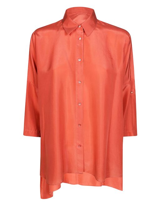 Antonelli Orange Camicia Mm Seta Over