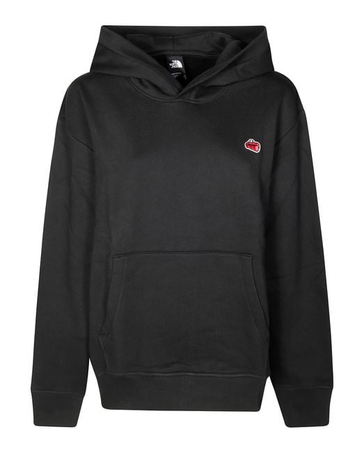 The North Face Black U Icon Relaxed Hooded Sweatshirt for men