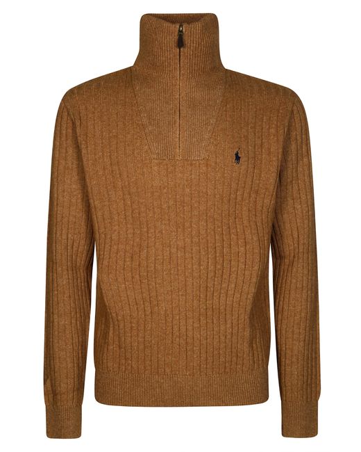 Polo Ralph Lauren Brown Maglia Colletto Polo for men