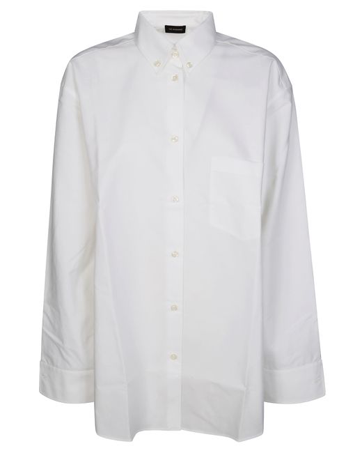 Robbie Oversize Button Downshirt di ANDAMANE in White