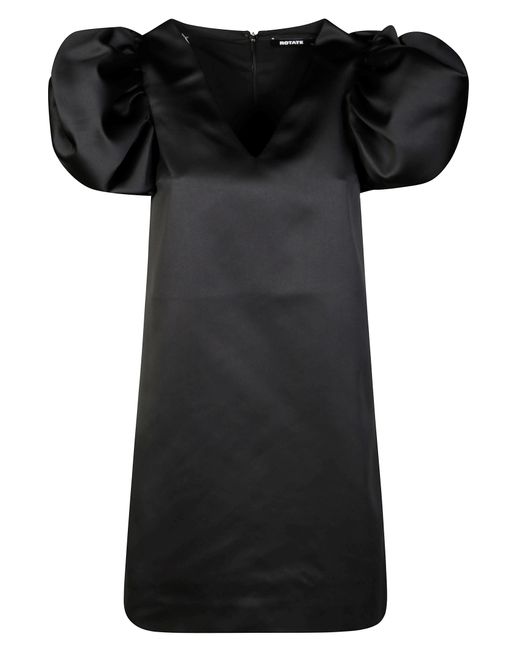ROTATE BIRGER CHRISTENSEN Black A-Line Mini Dress