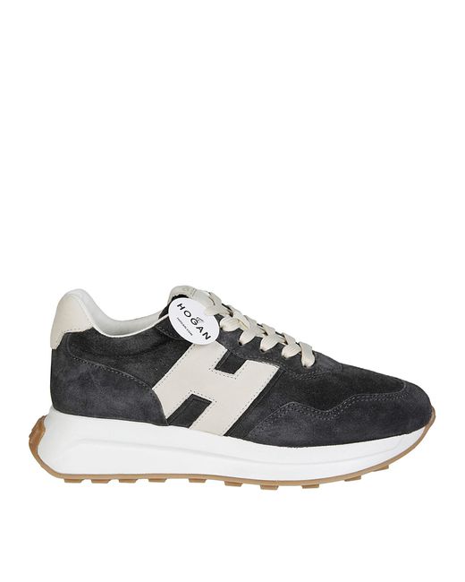 H641 Allacciato H Patch di Hogan in Black