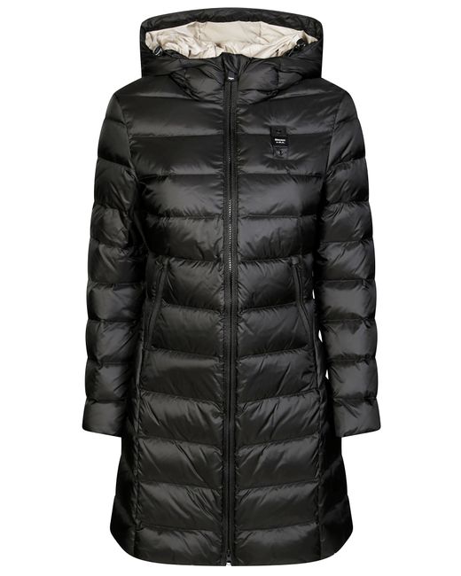 Blauer Black Agnes Giubbotto Lungo Con Cappuccio