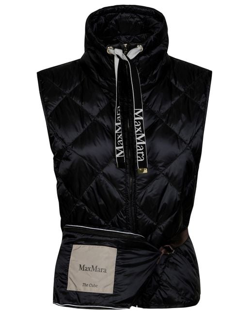 Tregic Imbottito Smanicato di CUBE MAX MARA in Black