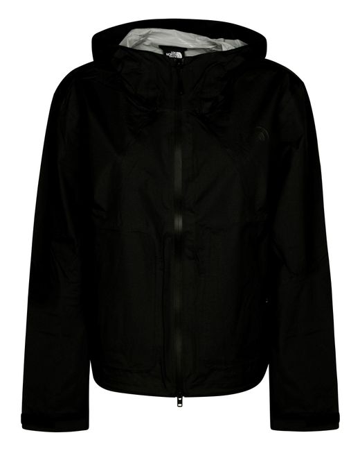 The North Face Black W Packable Lt Rain Jack Tnf-Bla