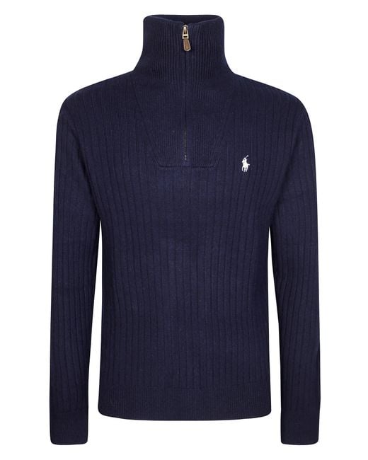 Polo Ralph Lauren Blue Maglia Colletto Polo for men