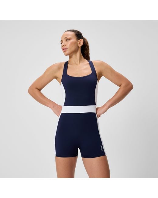 Speedo Blue Jetstream Colourblock Legsuit