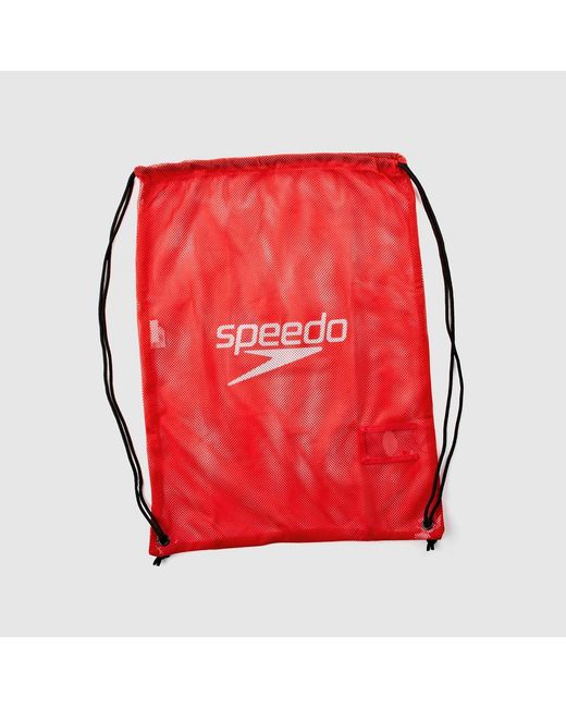 Speedo Red Equipment Mesh Bag