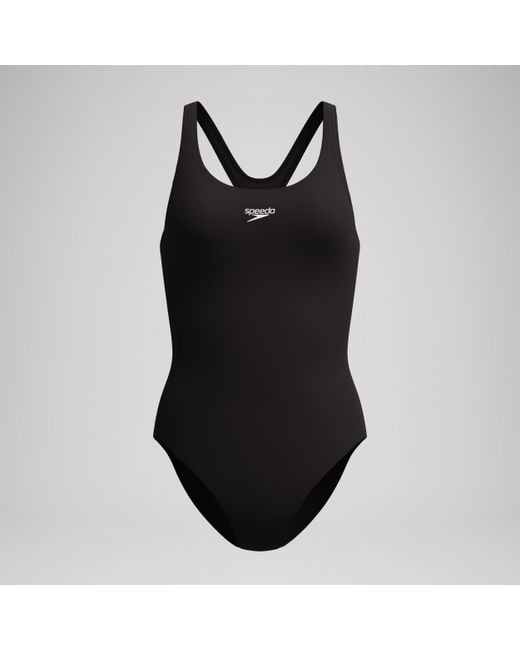 Speedo Black Endurance+ Medalist Swimsuit