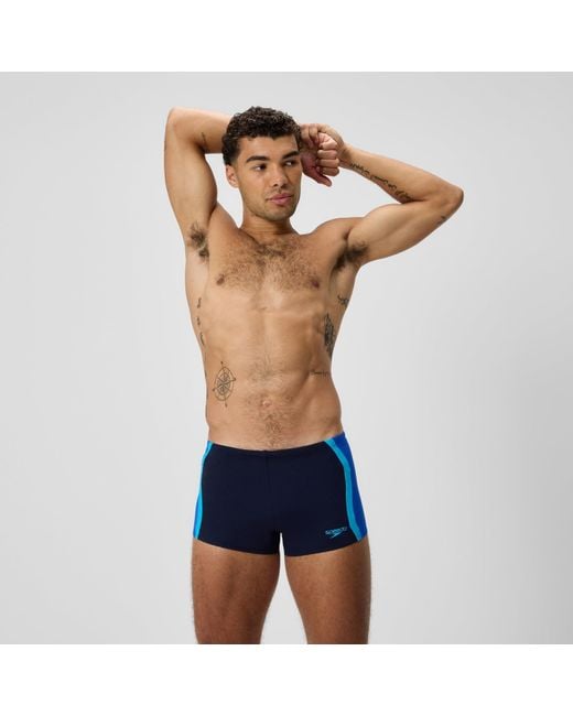 Speedo Blue Splice Square Leg for men