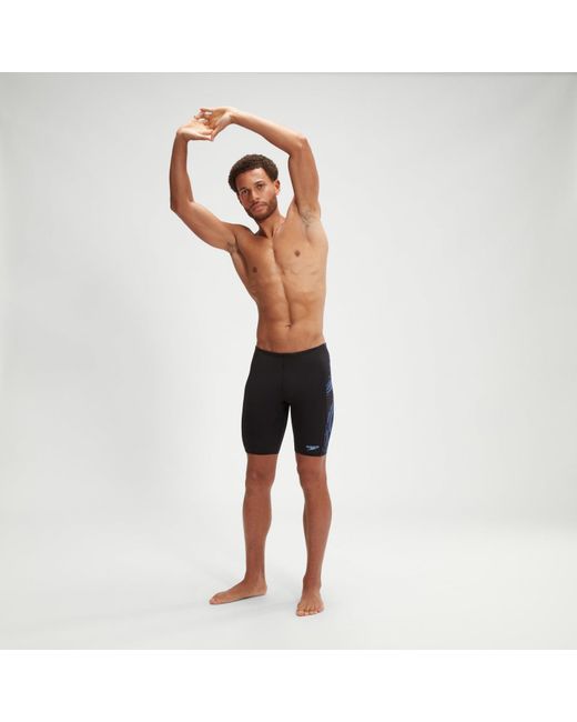 Speedo Black Tech Panel Jammer for men