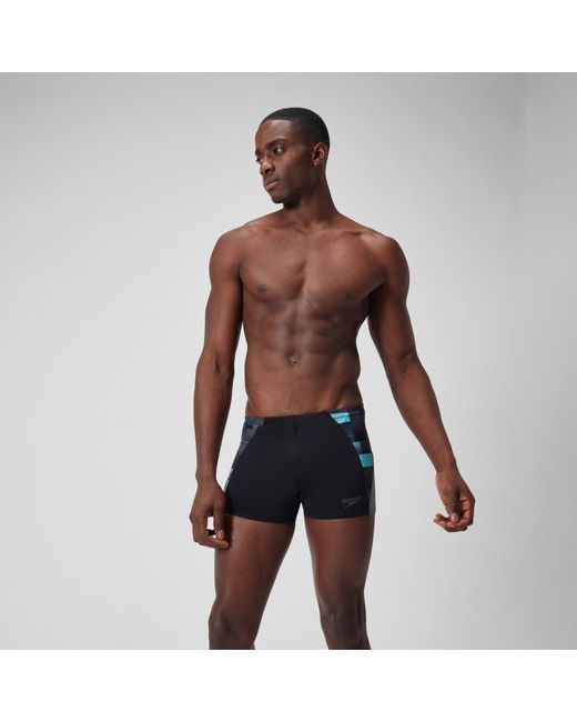 Speedo Black Endurance+ Max Splice Aquashort for men