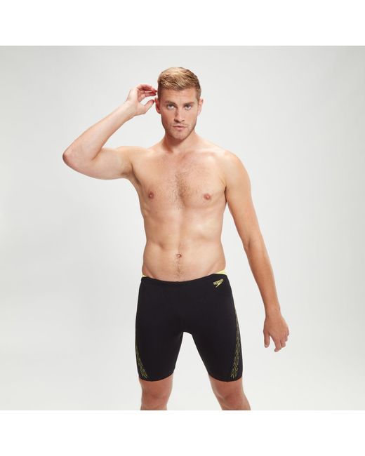 Speedo Black Hyper Boom Splice Jammer for men