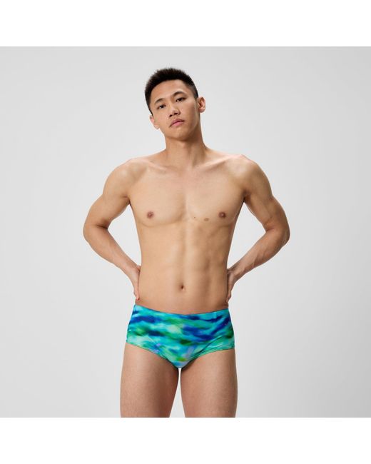 Speedo Blue Club Training Printed Brief for men
