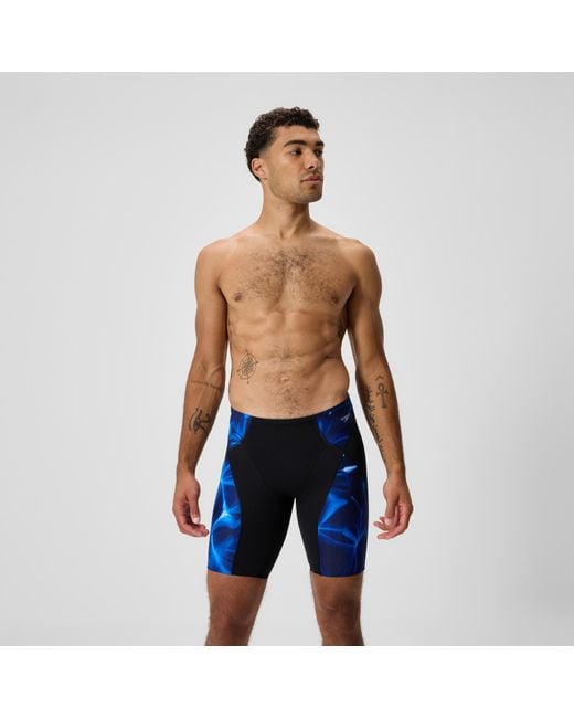 Speedo Blue Endurance+ Max Compression Jammer for men