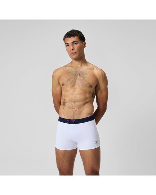 Speedo White Jetstream Solid Aquashort for men
