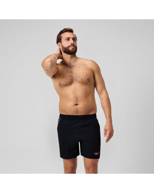 Speedo Blue Xpress Lite Panel 16' Swim Shorts for men
