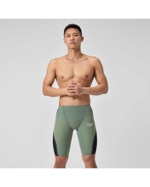 Speedo Green Fastskin Lzr Pure Intent 2.0 High Waist Jammer for men