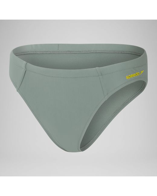 Speedo Green Solid Classic Bikini Bottom