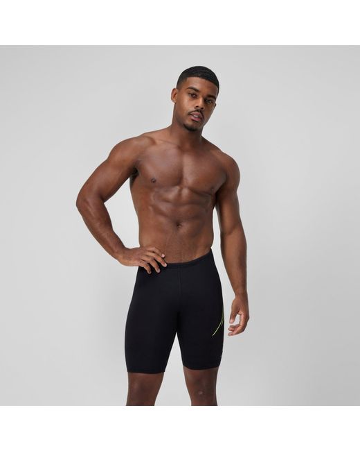 Speedo Black Hyperboom Placement Jammer for men