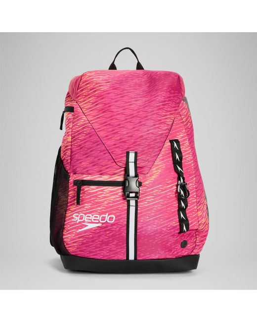 Speedo Pink Printed 35L Team Rucksack