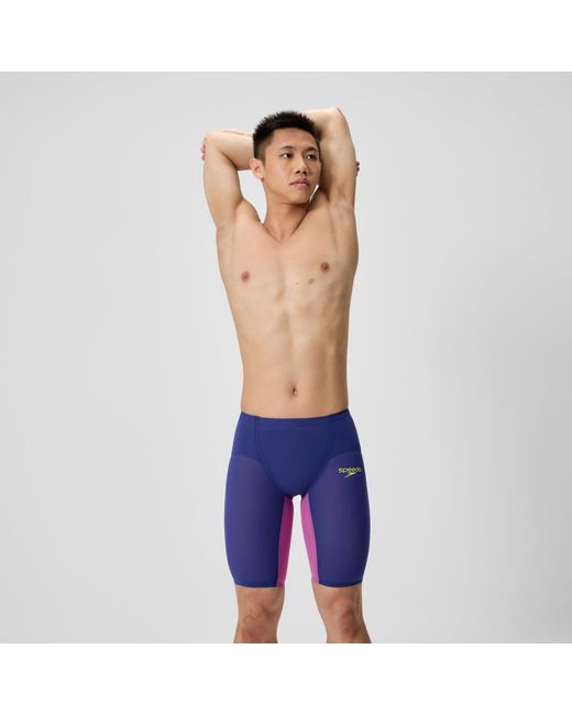 Speedo Blue Fastskin Lzr Pure Valor 2.0 High Waisted Jammer for men