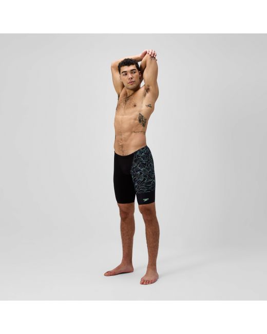 Speedo Blue Hyperboom Splice Jammer for men