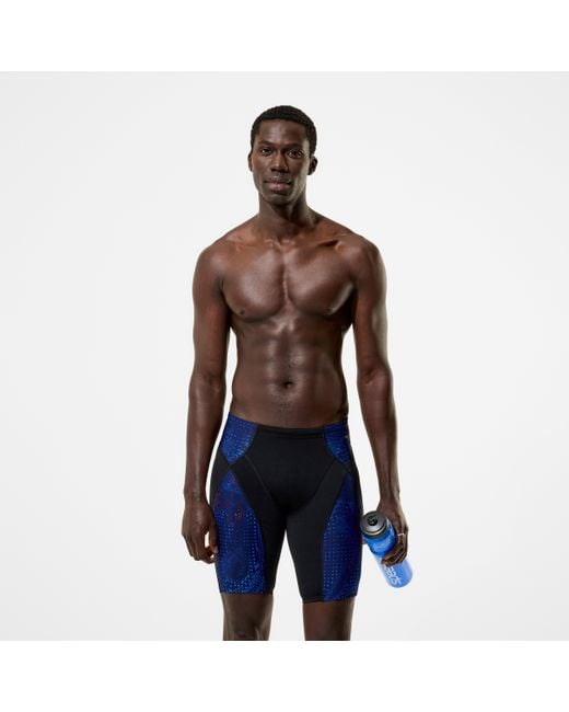Speedo Blue Endurance+ Max Compression Jammer for men
