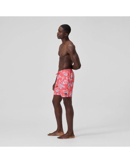 Speedo Print Redondo Edge Volley 18" Swim Trunks for men