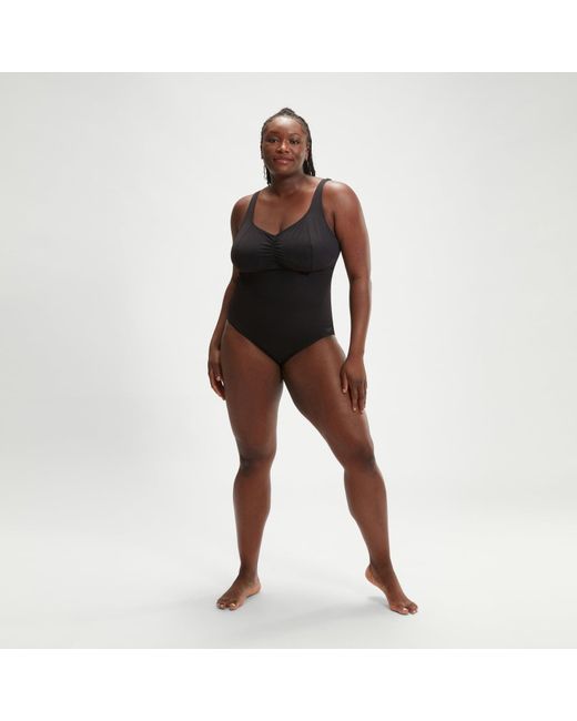 Speedo Black Plus Shaping Aquanite One Piece