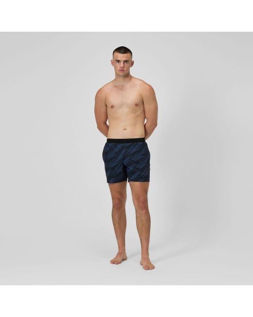 Speedo Blue Print Volley Swim Shorts for men