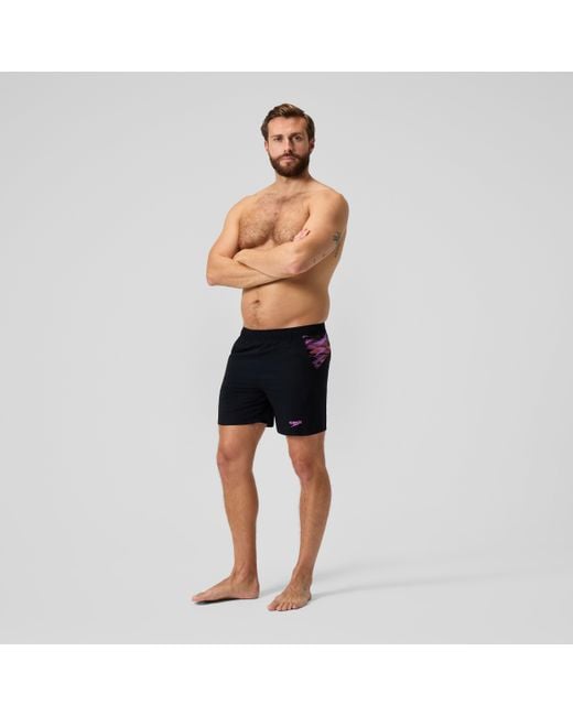 Speedo Blue Xpress Lite Panel Swim Shorts for men