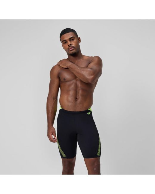 Speedo Black Hyperboom Splice Jammer for men