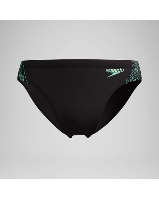 Speedo Black Hyperboom Splice Brief for men