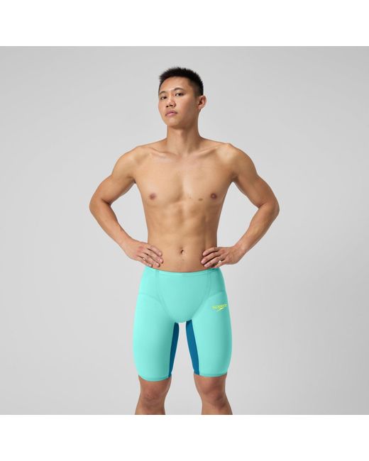 Speedo Green Fastskin Lzr Pure Valor 2.0 High Waist Jammer for men