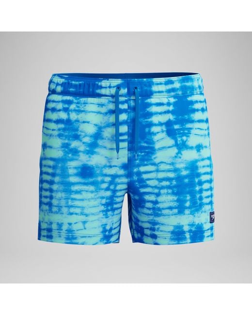 Speedo Blue Redondo Edge Printed Swim Shorts for men
