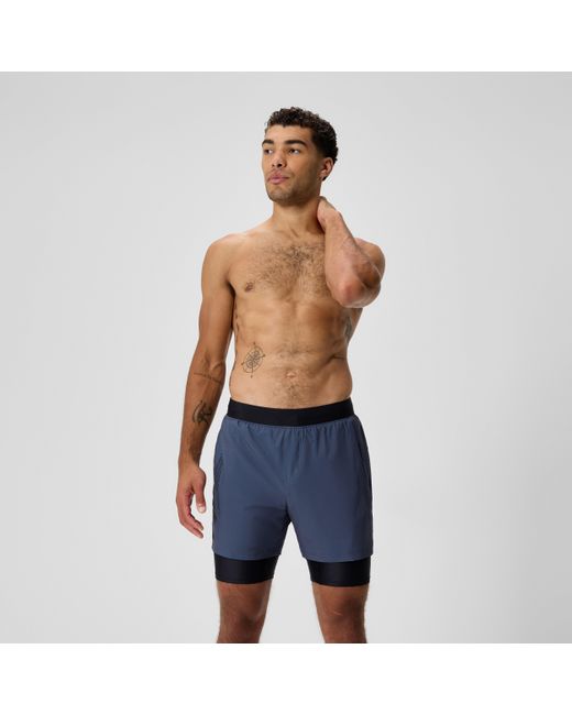 Speedo Blue Swim Shorts With Jammer for men