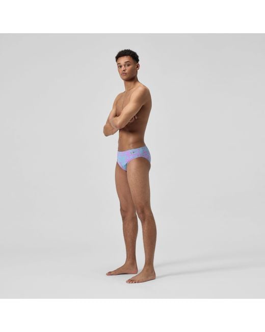 Speedo White Printed One Brief for men