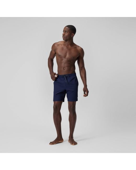 Speedo Blue Solid Volley Swim Trunks for men
