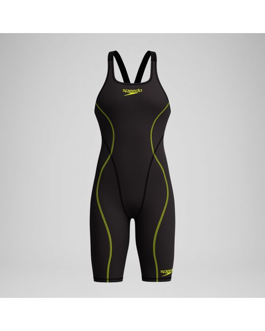 Speedo Black Fastskin Hyperspark Openback Kneeskin